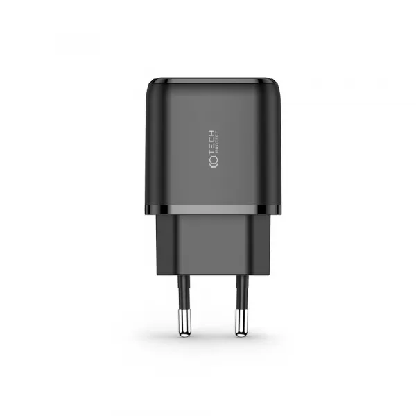 Tech-Protect C20W 2-Port Charger PD20W/QC3.0 - Black