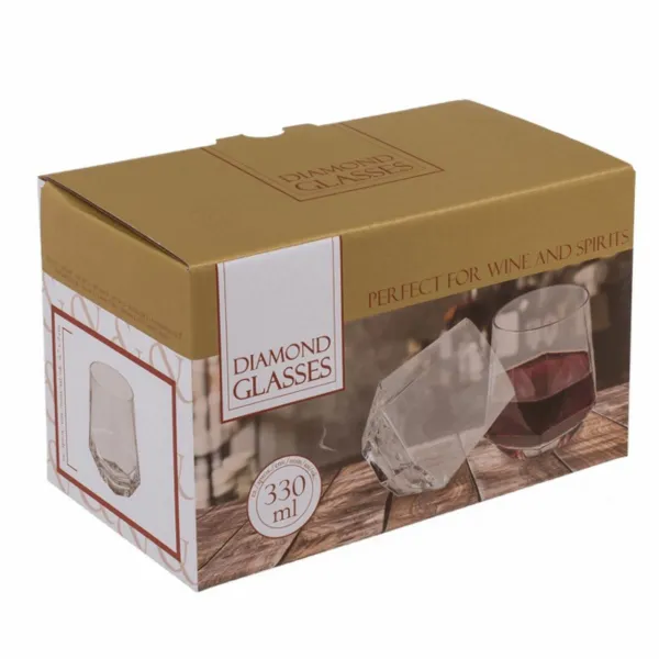 2-dielna sada pohárov Diamant, 330 ml