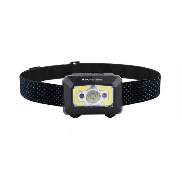 Superfire X30 LED čelovka s bezkontaktným spínačom 500lm, čierna (X30)
