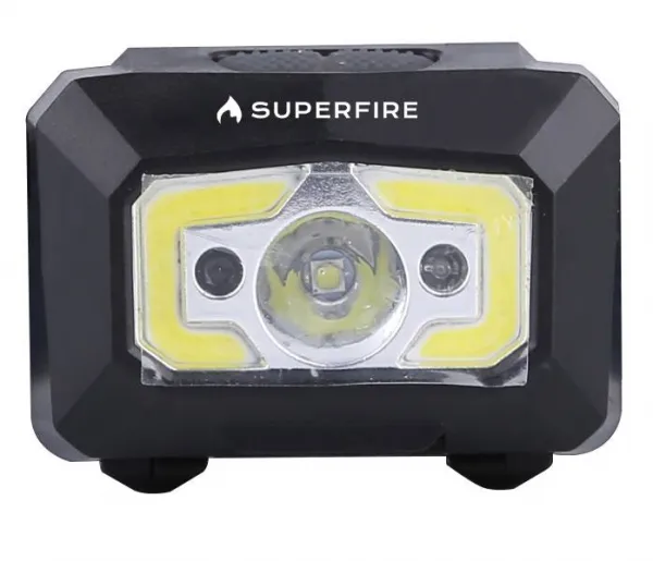Superfire X30 LED čelovka s bezkontaktným spínačom 500lm, čierna (X30)