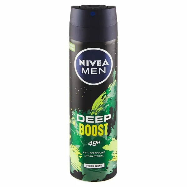 Nivea Men Deep Boost Sprej antiperspirant 150 ml