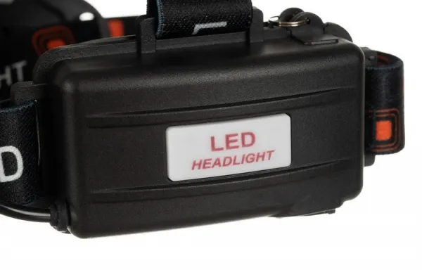 MG T6 čelovka 5x LED, čierna