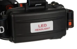MG T6 čelovka 5x LED, čierna