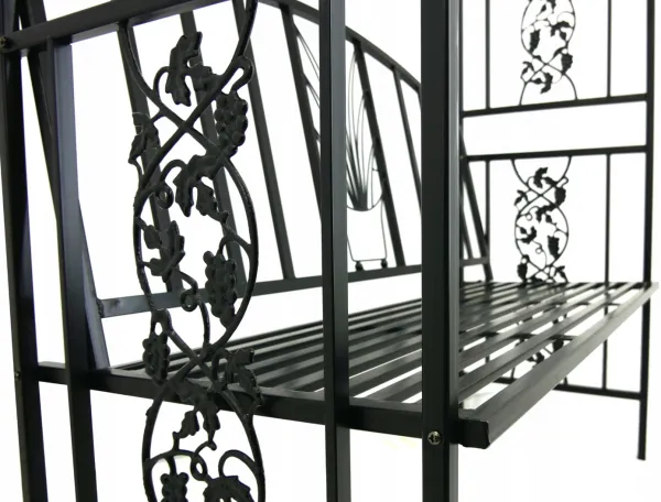JAKS Záhradná pergola s lavicou 122 x 58 x 203 cm