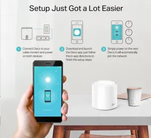 TP-Link AX1800 Smart Home Mesh WiFi6 Deco X20(3-pack)