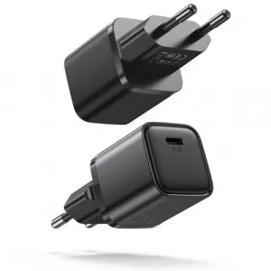 Joyroom Travel Charger Type-C, QC 3.0, PD 3.0, AFC, 20W, EU čierna (L-P202)