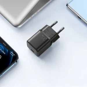 Joyroom Travel Charger Type-C, QC 3.0, PD 3.0, AFC, 20W, EU čierna (L-P202)