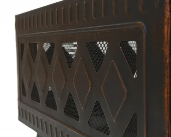 Ohnisko Cattara SQUARE copper patina s poklopom