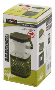 LED svetlo Cattara MIDGE BLOCK nabíjací + lapač hmyzu