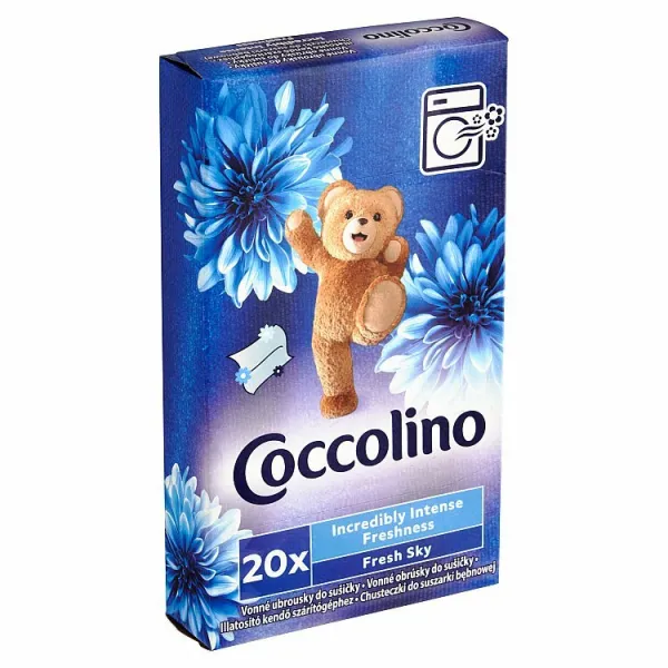 Coccolino Fresh Sky vonné obrúsky do sušičky 20 ks