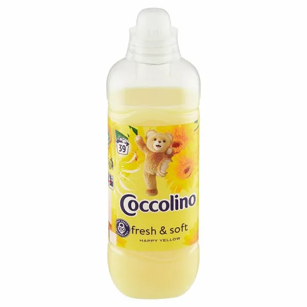 Coccolino Happy Yellow koncentrovaný avivážny prípravok 39 praní 975 ml