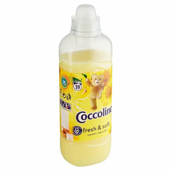 Coccolino Happy Yellow koncentrovaný avivážny prípravok 39 praní 975 ml