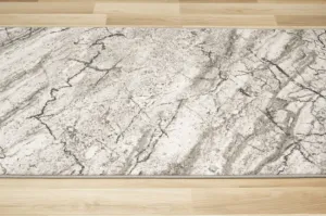 Spoltex koberce Liberec Behúň na mieru Marble 19 sivý - šíre 100 cm