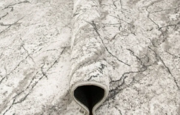 Spoltex koberce Liberec Behúň na mieru Marble 19 sivý - šíre 100 cm