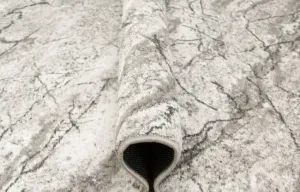 Spoltex koberce Liberec Behúň na mieru Marble 19 sivý - šíre 100 cm