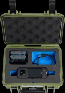 BW Outdoor Cases Type 500 for Insta360 X3, bronze-green