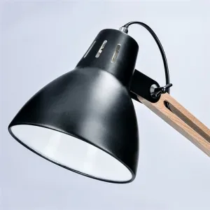 Solight WO57-B Stolná lampa Falun, čierna