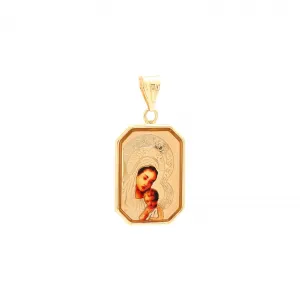 Medailón Panny Márie s dieťaťom