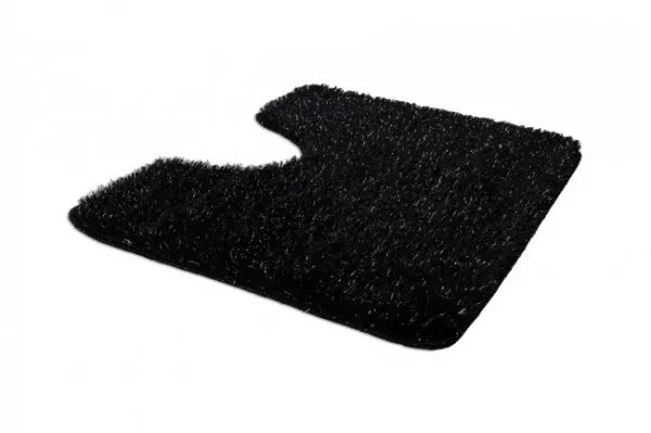 Sada kúpeľňových koberčekov SYNERGY glamour / lurex, čierna