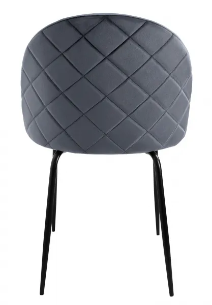 Kreslo Fargo Velvet v grafitovej farbe
