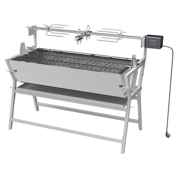 CATTARA Gril PIGLET s elektrickým ražňom, 138 x 96 x 62 cm