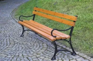 Záhradná lavica s područkami FSC