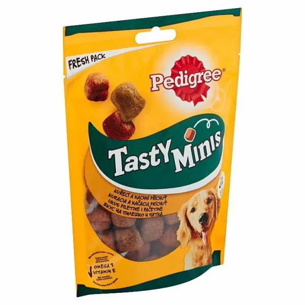 Pedigree Tasty Minis kuracia a kačacia príchuť 130 g