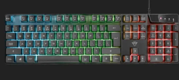 TRUST herní klávesnice GXT 835 Azor Illuminated Gaming Keyboard CZ/SK
