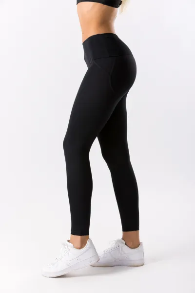 GoldBee Legíny Push-Up Black Velikost: M