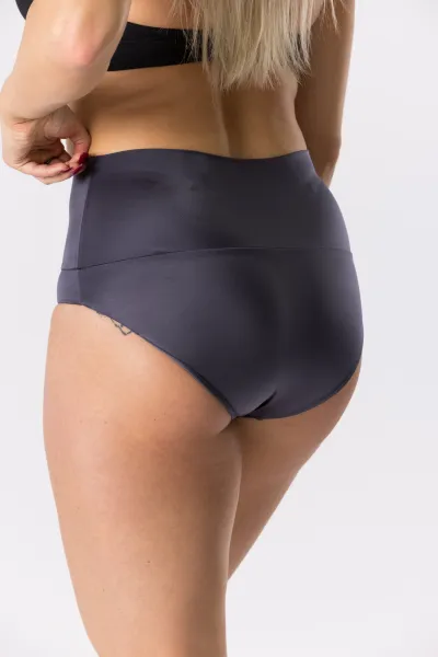 GoldBee Plavky Sťahovacie Nohavičky Dark Grey Velikost: M