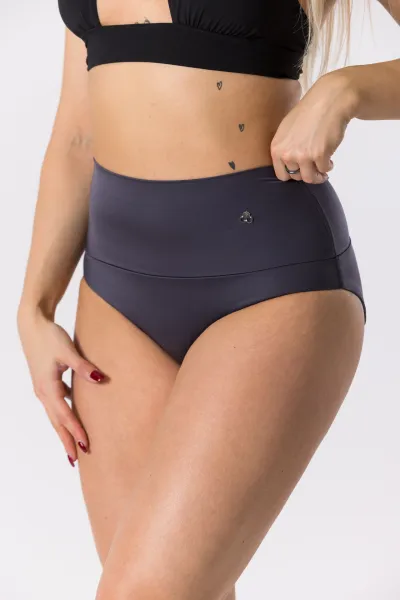 GoldBee Plavky Sťahovacie Nohavičky Dark Grey Velikost: M