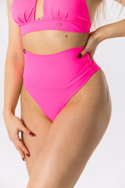 GoldBee Sťahovacie Plavky Spodný Diel Neon Pink Velikost: M