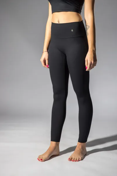 GoldBee Legíny B3 Zateplené Black Velikost: L