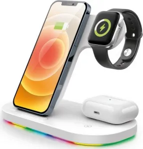 Aligator Stanice Smart Station A s bezdrátovým nabíjením 3v1, 15W