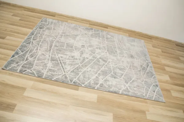Koberec Opal F438A krémový / sivý / modrý