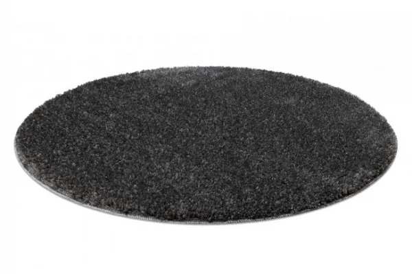 Kúpeľňový koberček SYNERGY glamour / lurex, sivý kruh