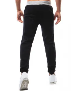 Moderné tepláky pre pánov čierne