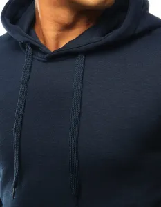 Originálna mikina s kapucňou pre pánov granátová