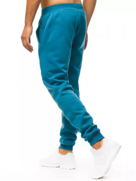Pánske štýlové tepláky tyrkysové