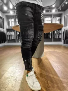 Pánske moderné kapsáčové rifle čierne