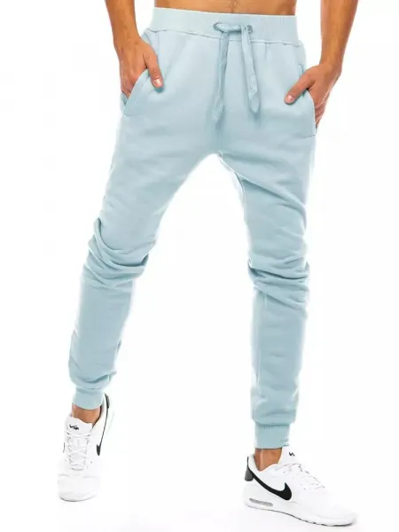 Pánske trendy tepláky svetlo-modré