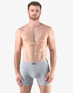 Šedé boxerky s dlhšou nohavičkou