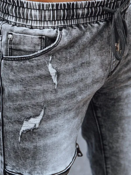 Originálne pánske šedé joggery