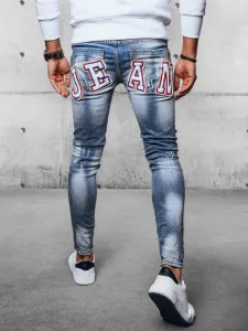 Trendy rifle pre pánov - modré