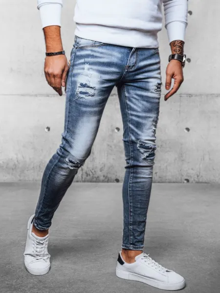 Trendy rifle pre pánov - modré