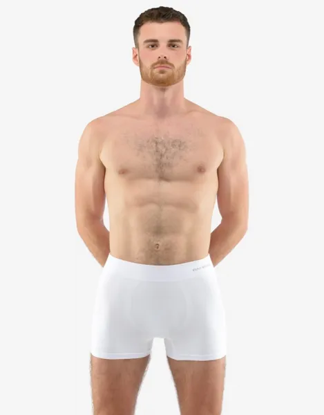 Pohodlné biele pánske boxerky ECO bamboo