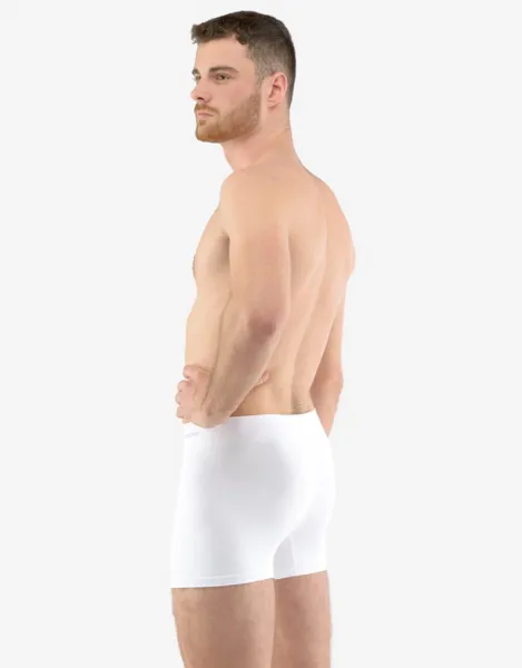 Pohodlné biele pánske boxerky ECO bamboo