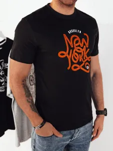 Jedinečné tričko s originálnou potlačou čierne