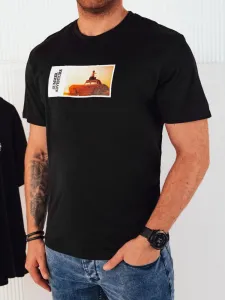 Jedinečné tričko s potlačou čierne