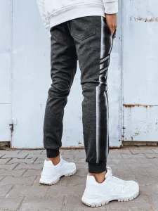Pohodlné trendy pánske grafitové tepláky